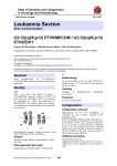Leukaemia Section t(3;12)(q26;p13) ETV6/MECOM / t(3;12)(q26;p13) ETV6/EVI1 Atlas of Genetics and Cytogenetics