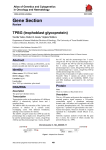 Gene Section TPBG (trophoblast glycoprotein) Atlas of Genetics and Cytogenetics