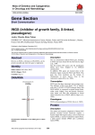 Gene Section INGX (inhibitor of growth family, X-linked, pseudogene)