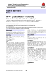 Gene Section PF4V1 (platelet factor 4 variant 1) in Oncology and Haematology