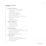 The Problem and the Solution 16 17 Table of Contents