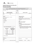 Admitted Patients with Acute Myocardial Infarction with Diabetes Pre-printed Order Sheet