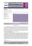 Advances in Environmental Biology Perspective