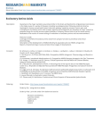 Excitatory Amino Acids Brochure