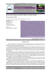 Advances in Environmental Biology  Mohammad Rezaei Afkham