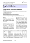 Deep Insight Section Familial chronic lymphocytic leukaemia Atlas of Genetics and Cytogenetics