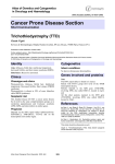 Cancer Prone Disease Section Trichothiodystrophy (TTD) Atlas of Genetics and Cytogenetics