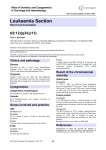 Leukaemia Section t(9;12)(q34;p13) Atlas of Genetics and Cytogenetics in Oncology and Haematology