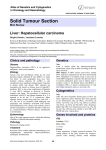 Solid Tumour Section Liver: Hepatocellular carcinoma Atlas of Genetics and Cytogenetics