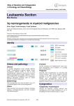 Leukaemia Section 3q rearrangements in myeloid malignancies Atlas of Genetics and Cytogenetics