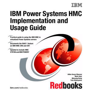 IBM Power Systems HMC Implementation and Usage Guide Front cover