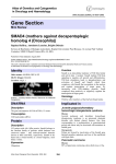 Gene Section SMAD4 (mothers against decapentaplegic homolog 4 (Drosophila))