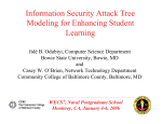 Information Security Attack Tree Modeling for Enhancing Student Learning