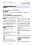 Leukaemia Section t(4;12)(q12;p13) PDGFRA/ETV6 Atlas of Genetics and Cytogenetics in Oncology and Haematology