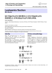 Leukaemia Section t(2;19)(p12;q13) IGK/BCL3, t(14;19)(q32;q13) IGH/BCL3, t(19;22)(q13;q11) BCL3/IGL Atlas of Genetics and Cytogenetics