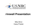 irewall Presentation F Mike Shinn Casey Priester