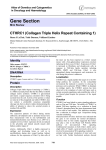 Gene Section CTHRC1 (Collagen Triple Helix Repeat Containing 1)