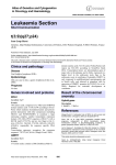 Leukaemia Section t(3;9)(q27;p24) Atlas of Genetics and Cytogenetics in Oncology and Haematology