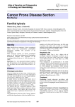 Cancer Prone Disease Section Familial tylosis Atlas of Genetics and Cytogenetics