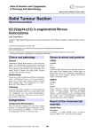 Solid Tumour Section t(2;22)(q34;q12) in angiomatoid fibrous histiocytoma Atlas of Genetics and Cytogenetics