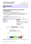 Gene Section STAT5B (signal transducer and activator of transcription 5B)