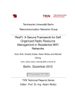 ResFi: A Secure Framework for Self Organized Radio Resource Networks
