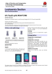 Leukaemia Section t(X;7)(q22;q34) IRS4/TCRB  Atlas of Genetics and Cytogenetics