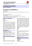 Leukaemia Section t(3;9)(q27;p13) GRHPR/BCL6  Atlas of Genetics and Cytogenetics