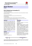 Gene Section DLX5 (distal-less homeobox 5) Atlas of Genetics and Cytogenetics