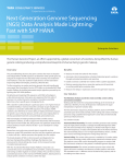 Next Generation Genome Sequencing (NGS) Data Analysis Made Lightning-