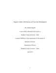 Negative Index of Refraction of Cross-bar Metamaterial By Jordan Claspell