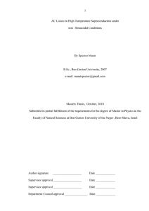 1  AC Losses in High Temperature Superconductors under non –Sinusoidal Conditions