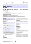 Gene Section homolog) Atlas of Genetics and Cytogenetics