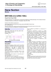 Gene Section MIR196B (microRNA 196b)  Atlas of Genetics and Cytogenetics