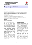 Deep Insight Section Adiponectin and cancer Atlas of Genetics and Cytogenetics