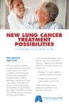 NEW LUNG CANCER TREATMENT POSSIBILITIES THROUGH MOLECULAR TUMOR TESTING