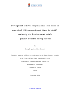 Development of novel computational tools based on