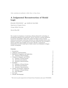 A Judgmental Reconstruction of Modal Logic
