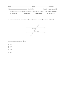 Name __________________________________ Period ______________________ Geometry Date ____________________________ Mrs. Schuler