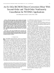 An Si–SiGe BiCMOS Direct-Conversion Mixer With Second-Order and Third-Order Nonlinearity