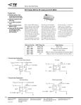 DS11 Series SSR For DC  Loads up to 2A @... Kilovac Solid State Relays Product Facts