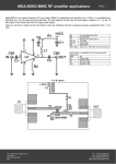 MGA-85563 MMIC RF amplifier applications  PAG. 1