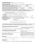 Complex Numbers ). sin (cos