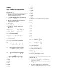 Chapter 1 Real Numbers and Expressions Exercise Set 1.1
