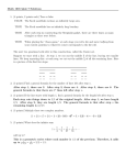 Math 1001 Quiz 7 Solutions