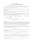 Functional analysis exercises 02