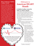 American HEART Month February is How Common is Sudden