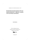 Linköping University Medical Dissertations No. 1483 Division of Radiological Sciences Carina Stenman