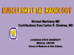 Michael Maristany MD Contributions from Carlos R. Giménez, MD LOUISIANA STATE UNIVERSITY