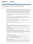Bio-Rad Laboratories, Inc. (BIO) - Product Pipeline Analysis Brochure